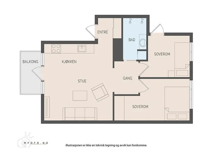 Modern 2br Balcony - Near Cruise Terminal Appartement